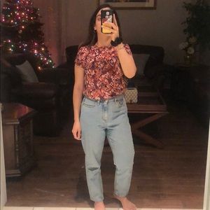 Comfy Cute Floral Print Blouse